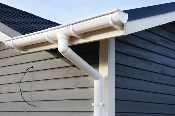 PVC Rain Gutter Installation in Statesville